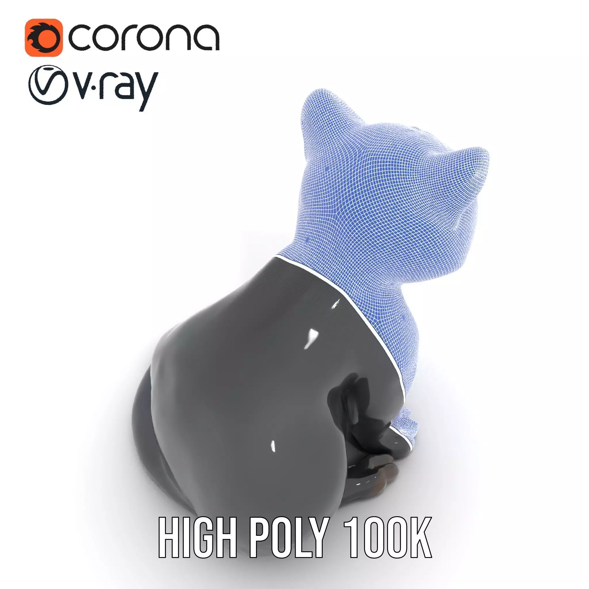 Charming Black Panther model pack Low-poly 3D model_33