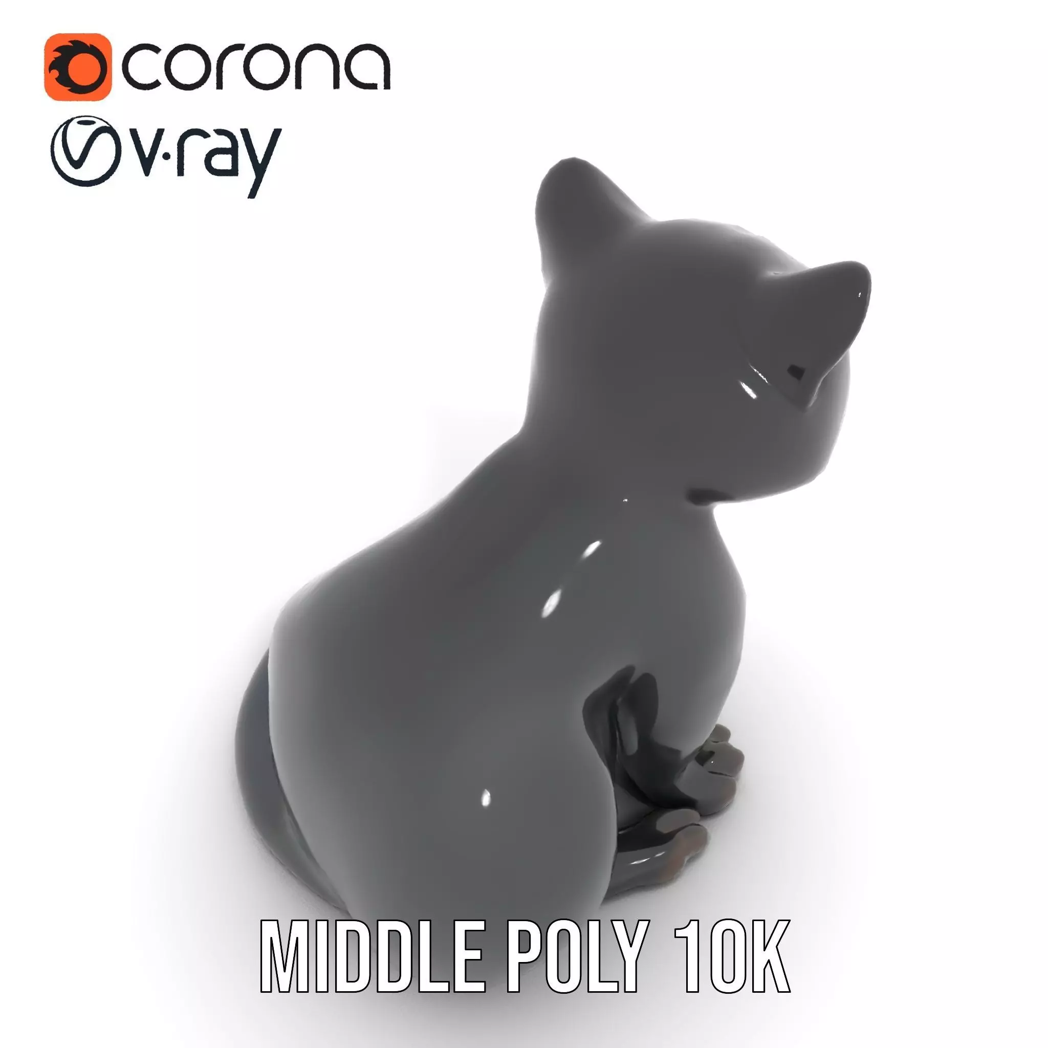 Charming Black Panther model pack Low-poly 3D model_6