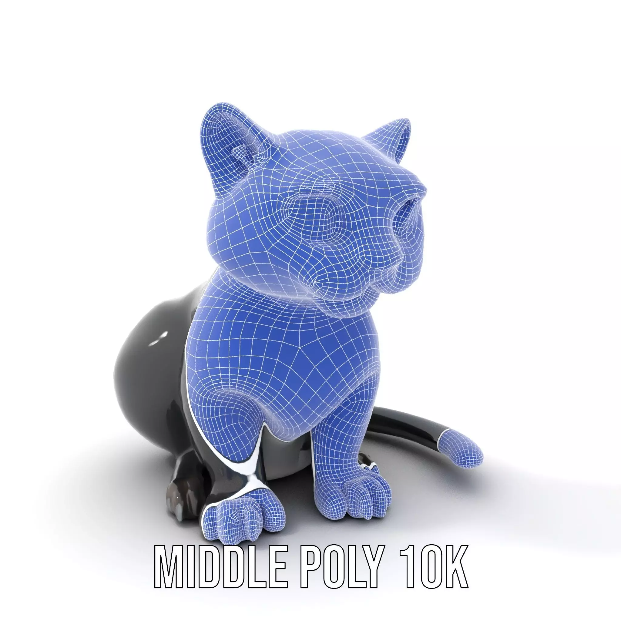 Charming Black Panther model pack Low-poly 3D model_12
