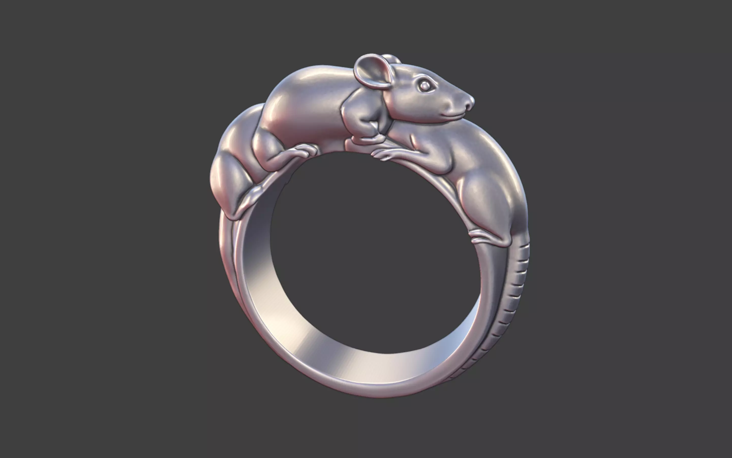 king of rats ring FREE FILE leave a review please Free 3D print model