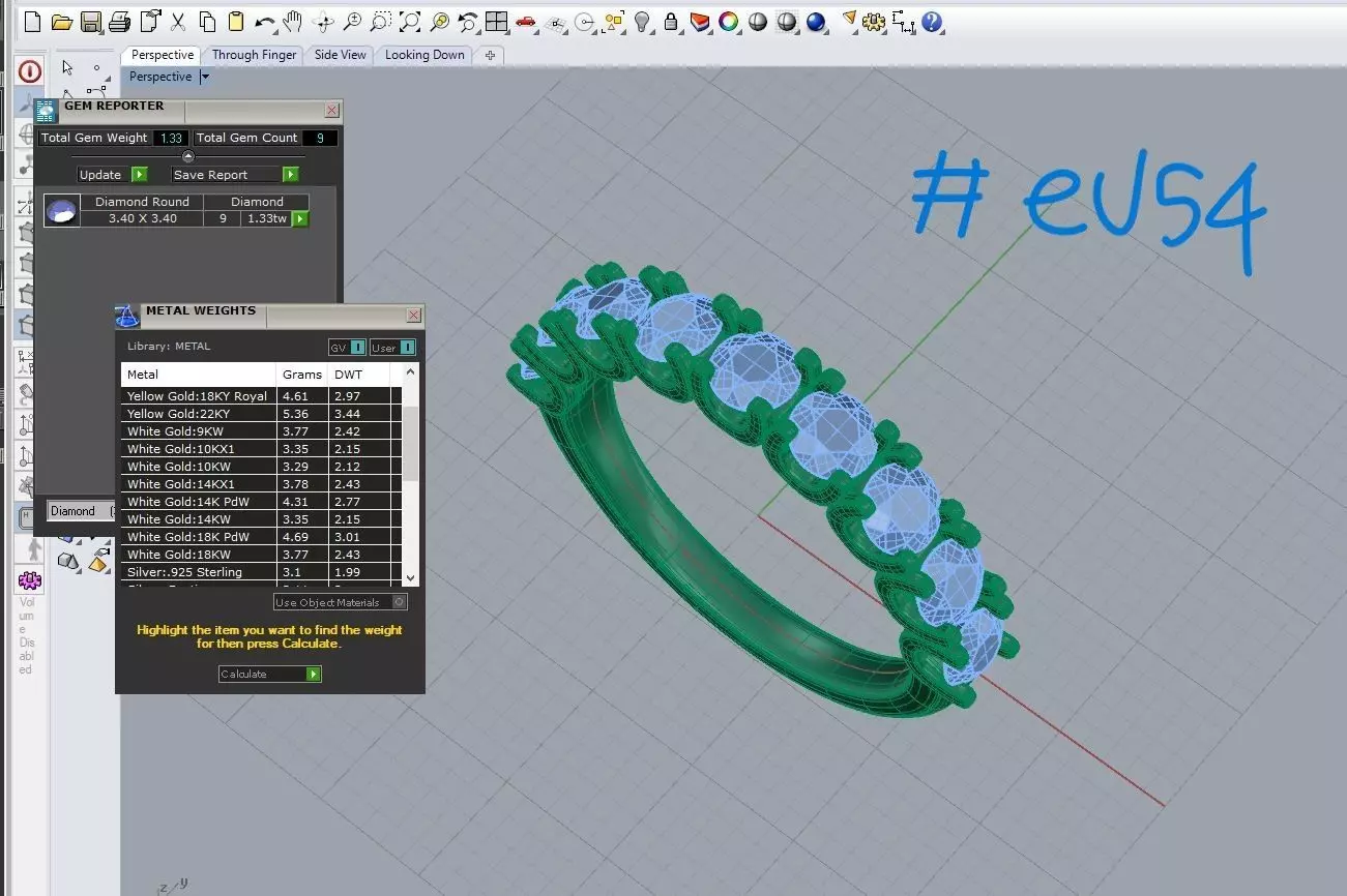 BAND RING RJ04 3D print model_9