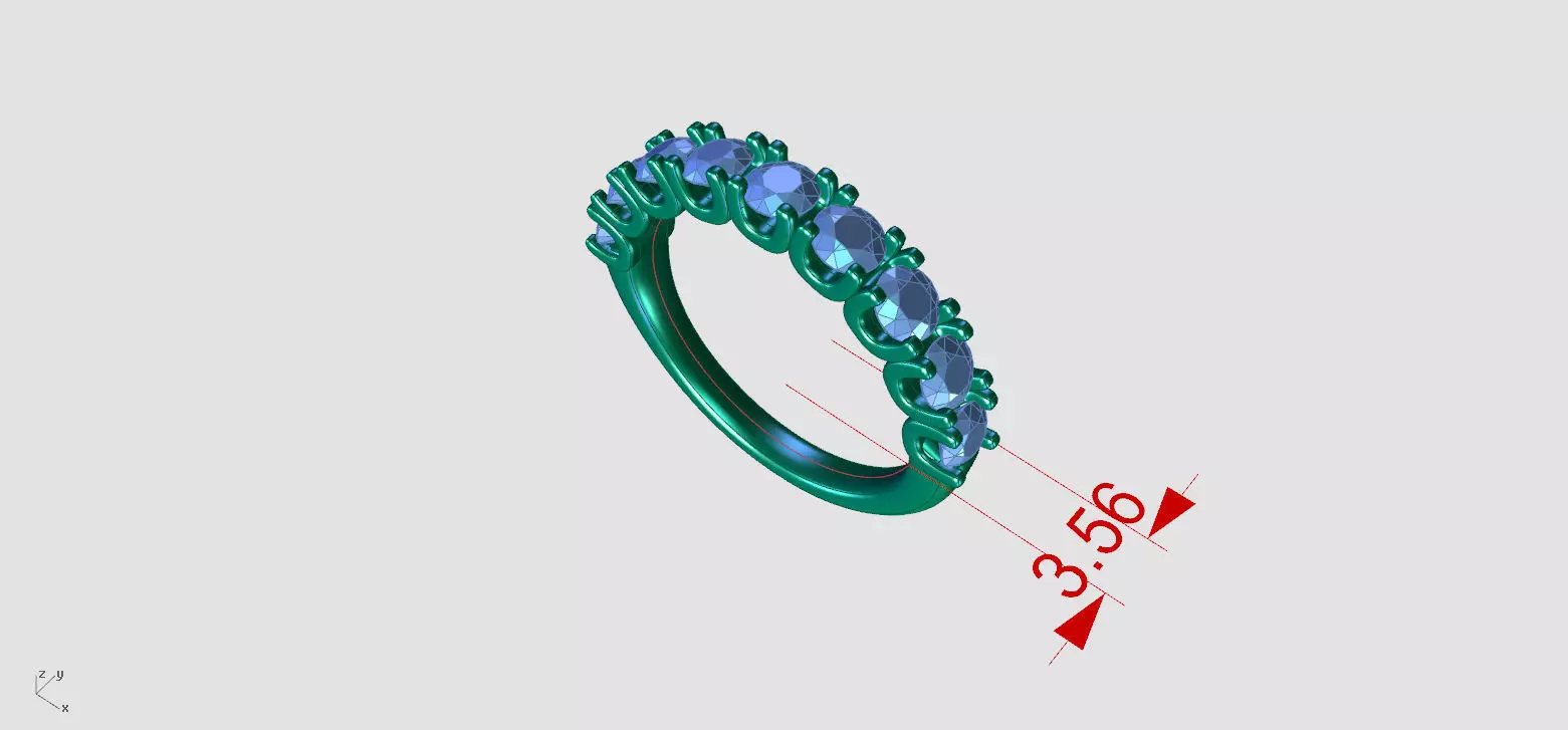 BAND RING RJ04 3D print model_7