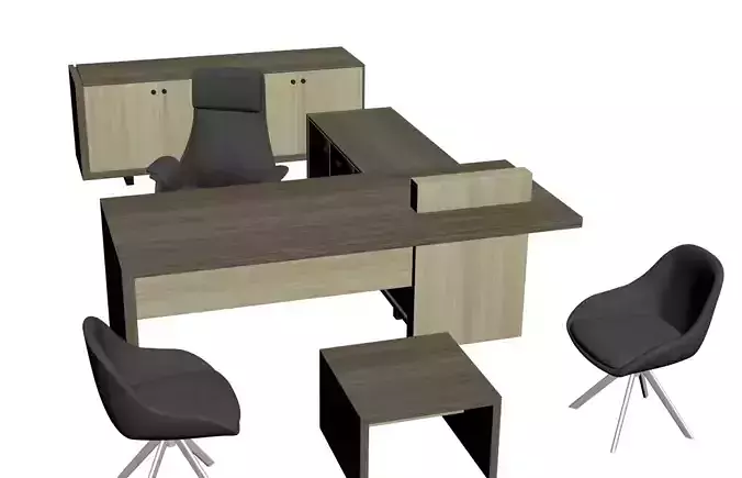 Office Furniture Desk with Cabinets