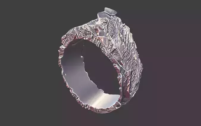 organic rock texture ring v4