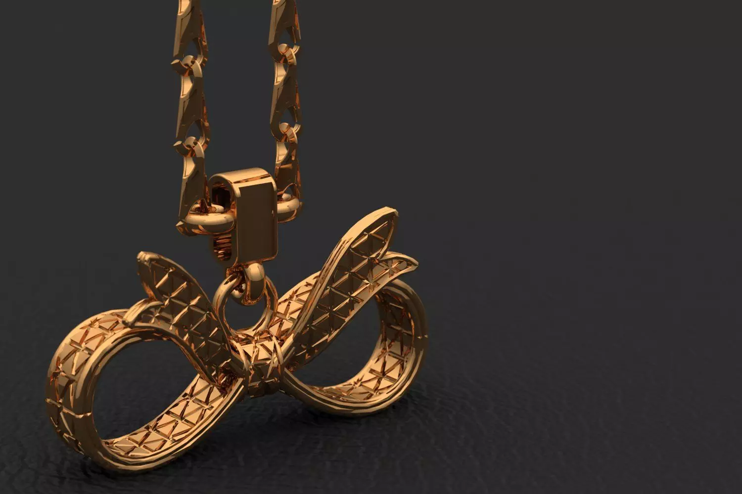 Golden Aurora Knot 2gm 18K 3D print model