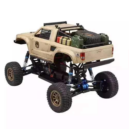 EDR Mk1 Dust Runner RC body and chassis Low-poly 3D model 4