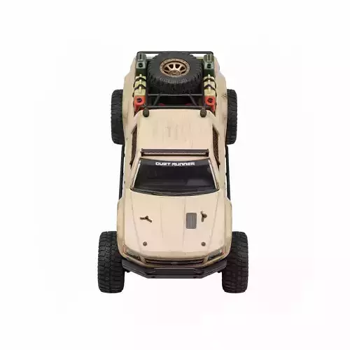EDR Mk1 Dust Runner RC body and chassis Low-poly 3D model 3