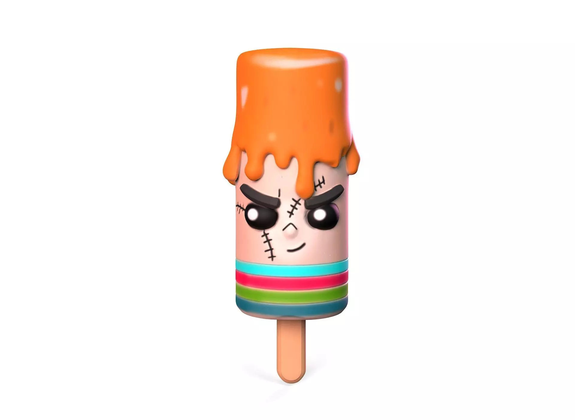 Ice cream Chucky 3D print model_0