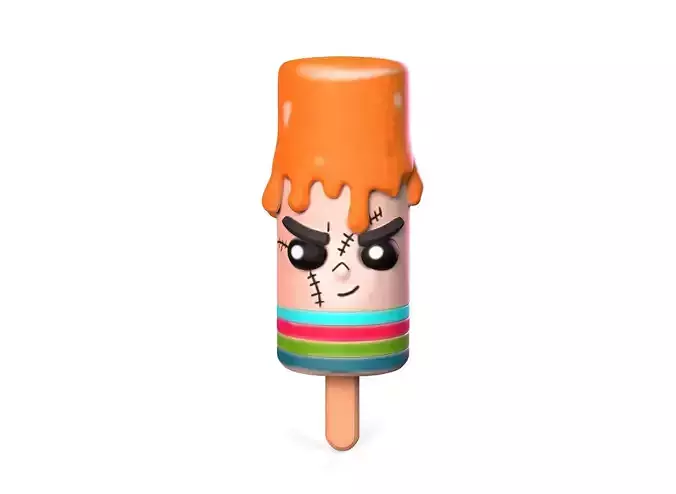 Ice cream Chucky 3D print model