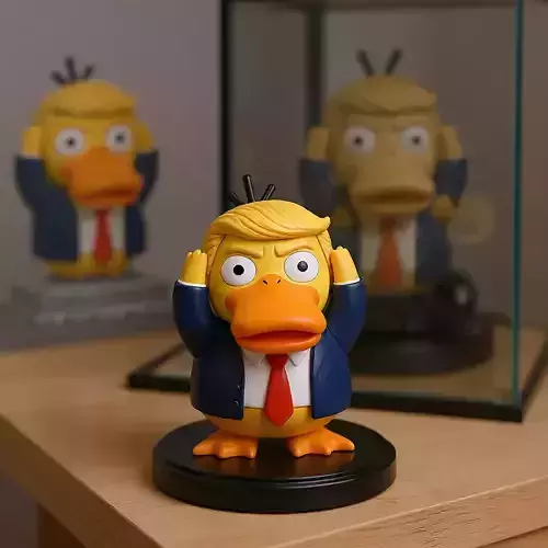 Pokemon Psyduck - Donald Trump statue - 3D print