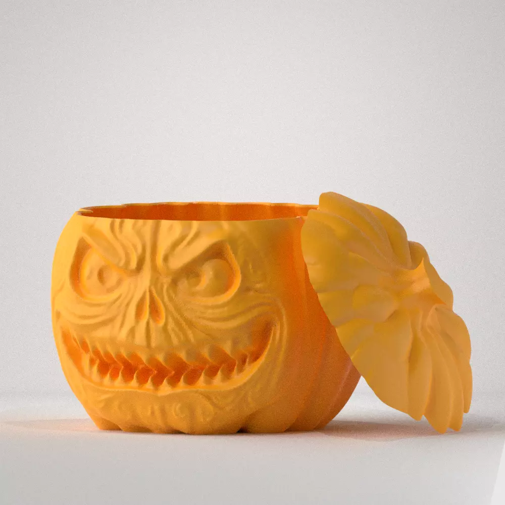 Jack-o-lantern 20 3D print model_1