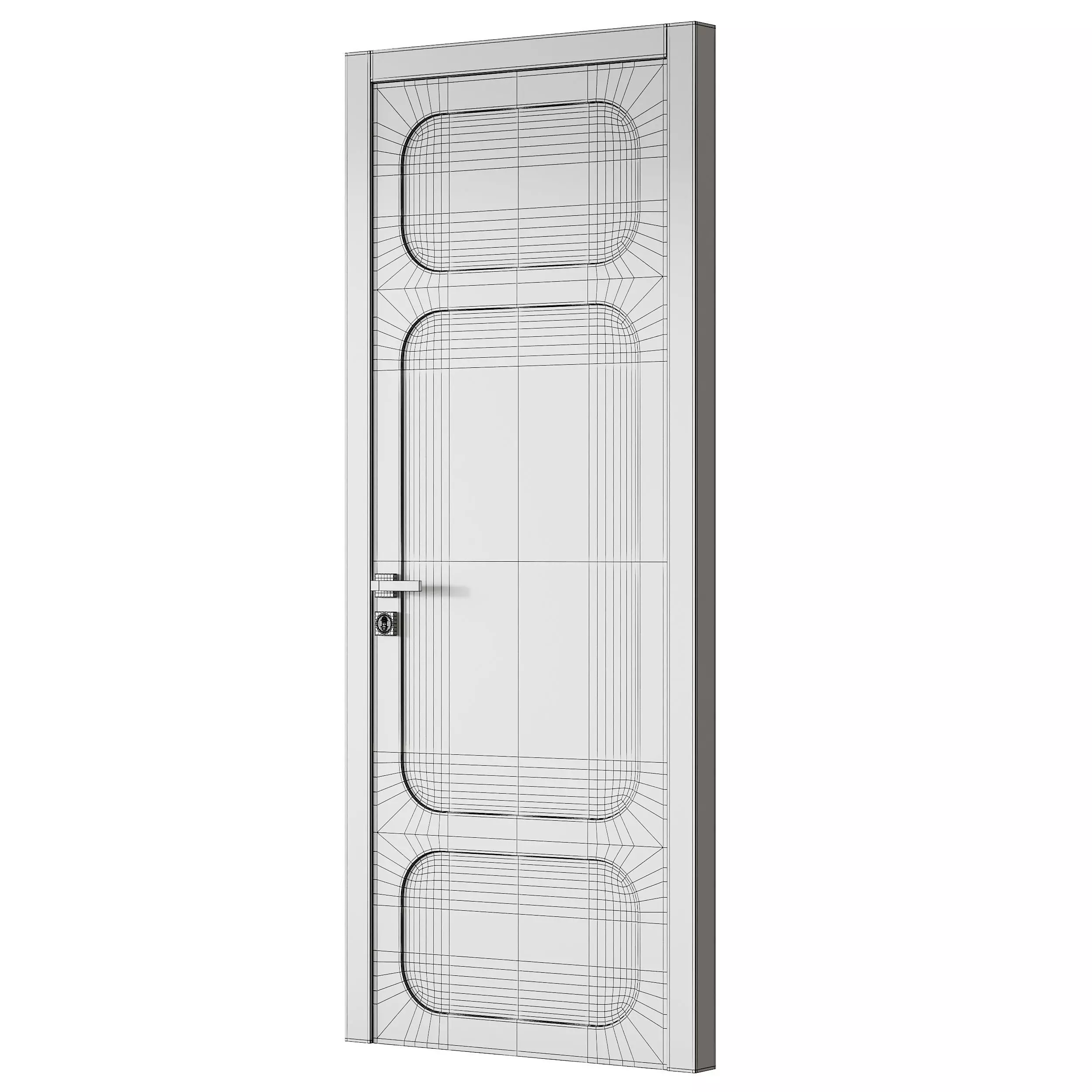 Interior Door 26 3D model_13