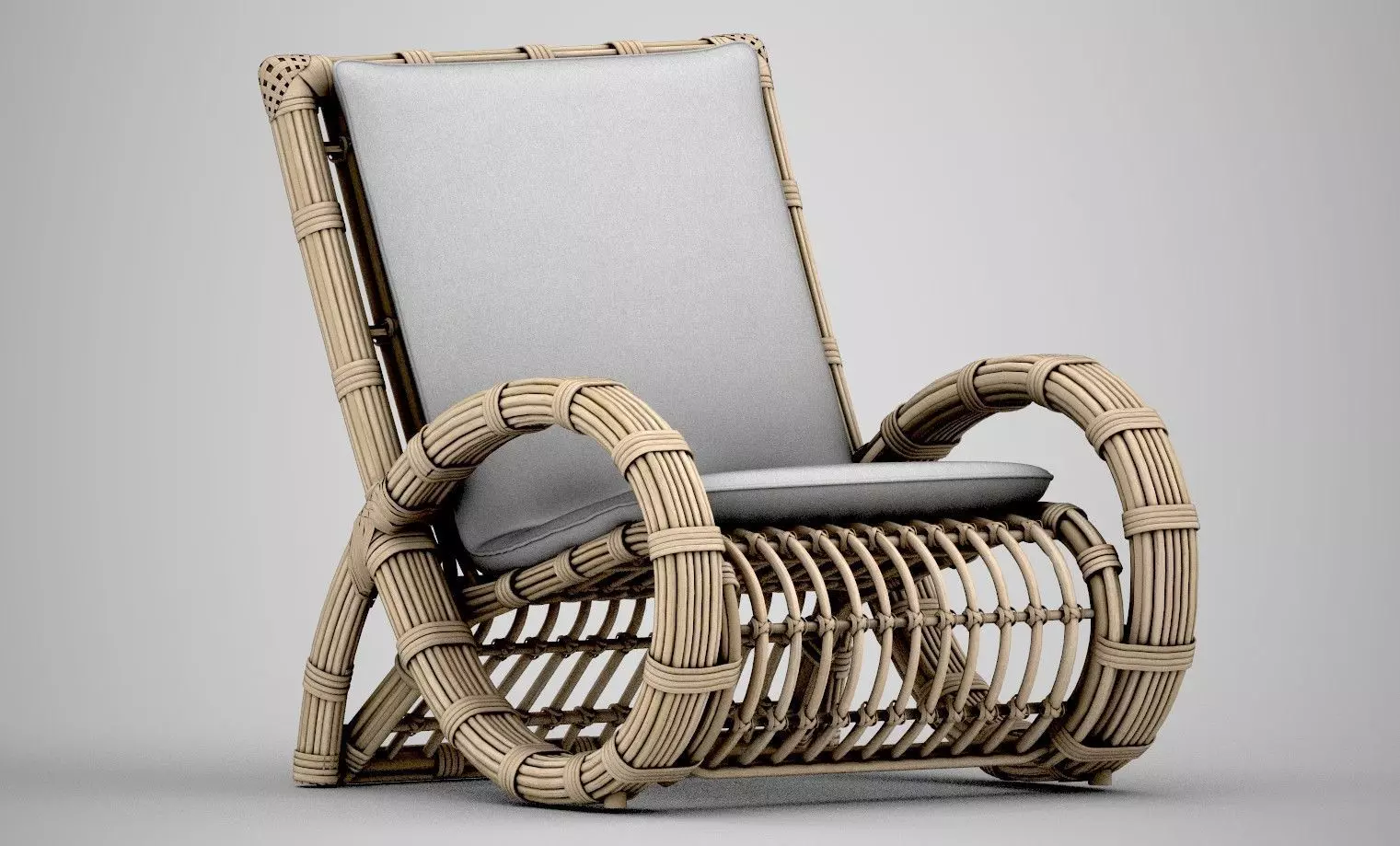 Rattan Chair 3D model