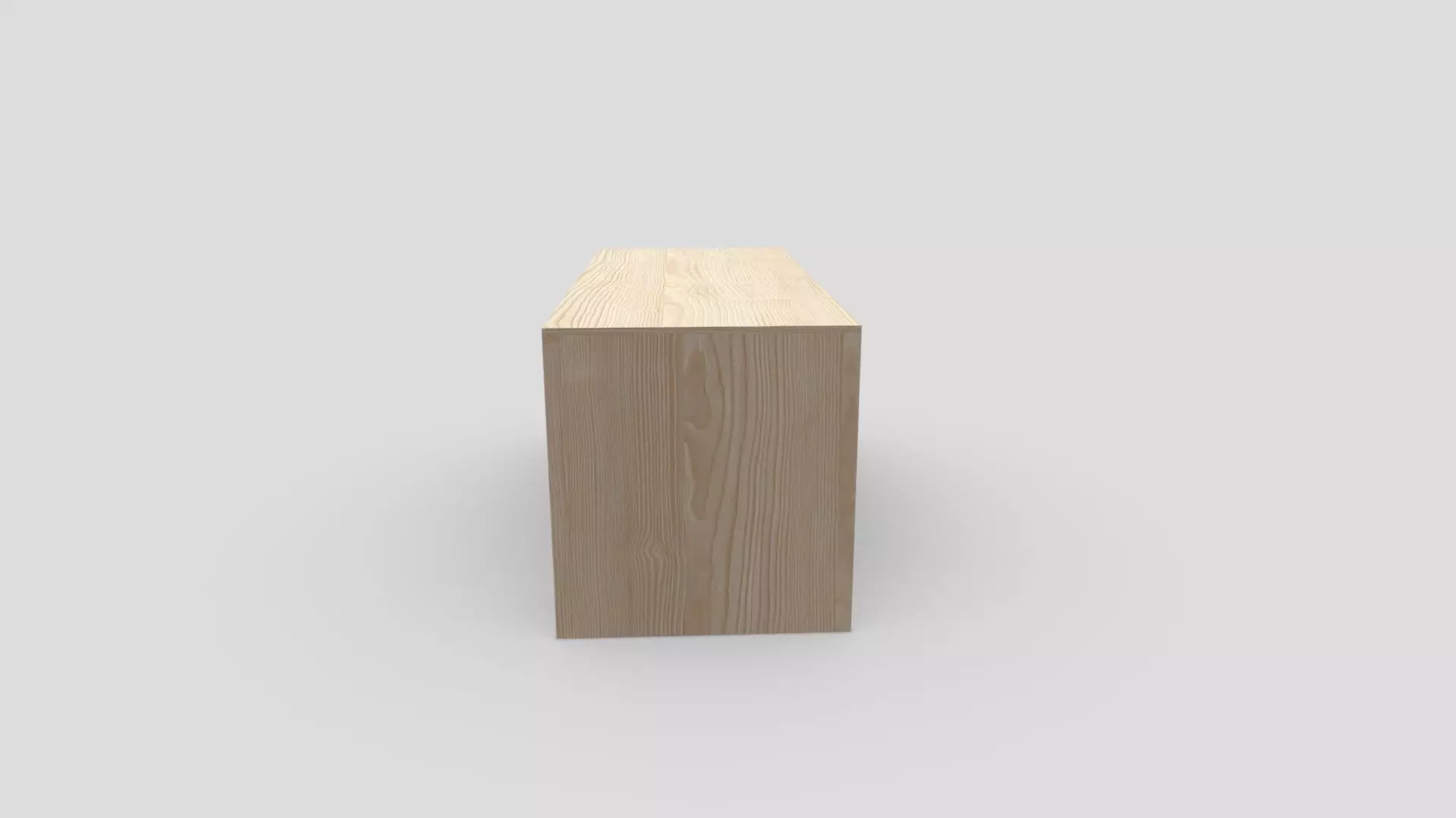 Writing Desk Low-poly 3D model_5