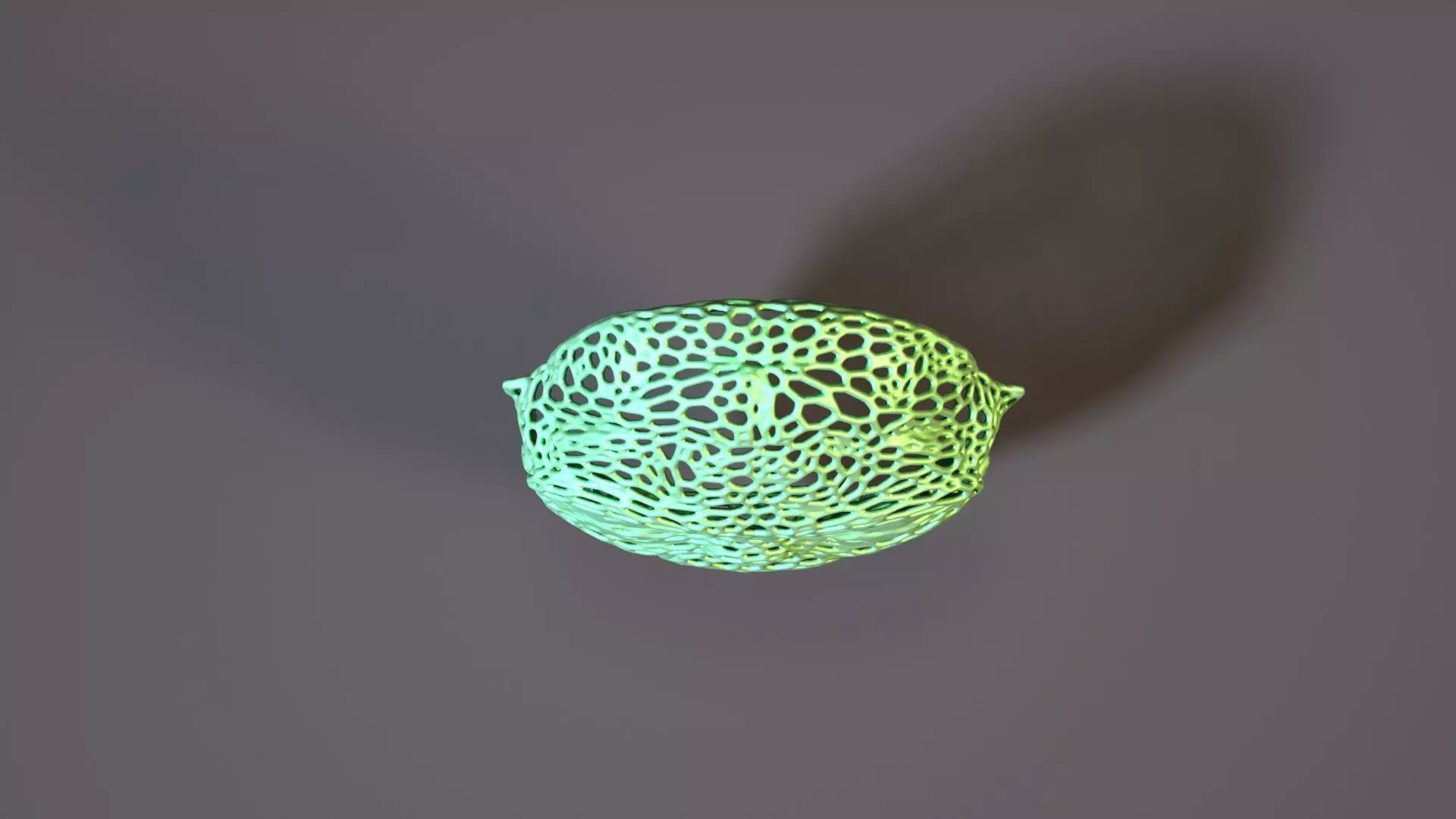 Yoda Mask voronoi 3D print model_8