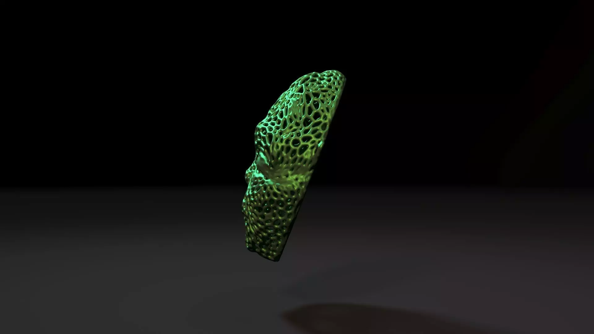 Yoda Mask voronoi 3D print model_2