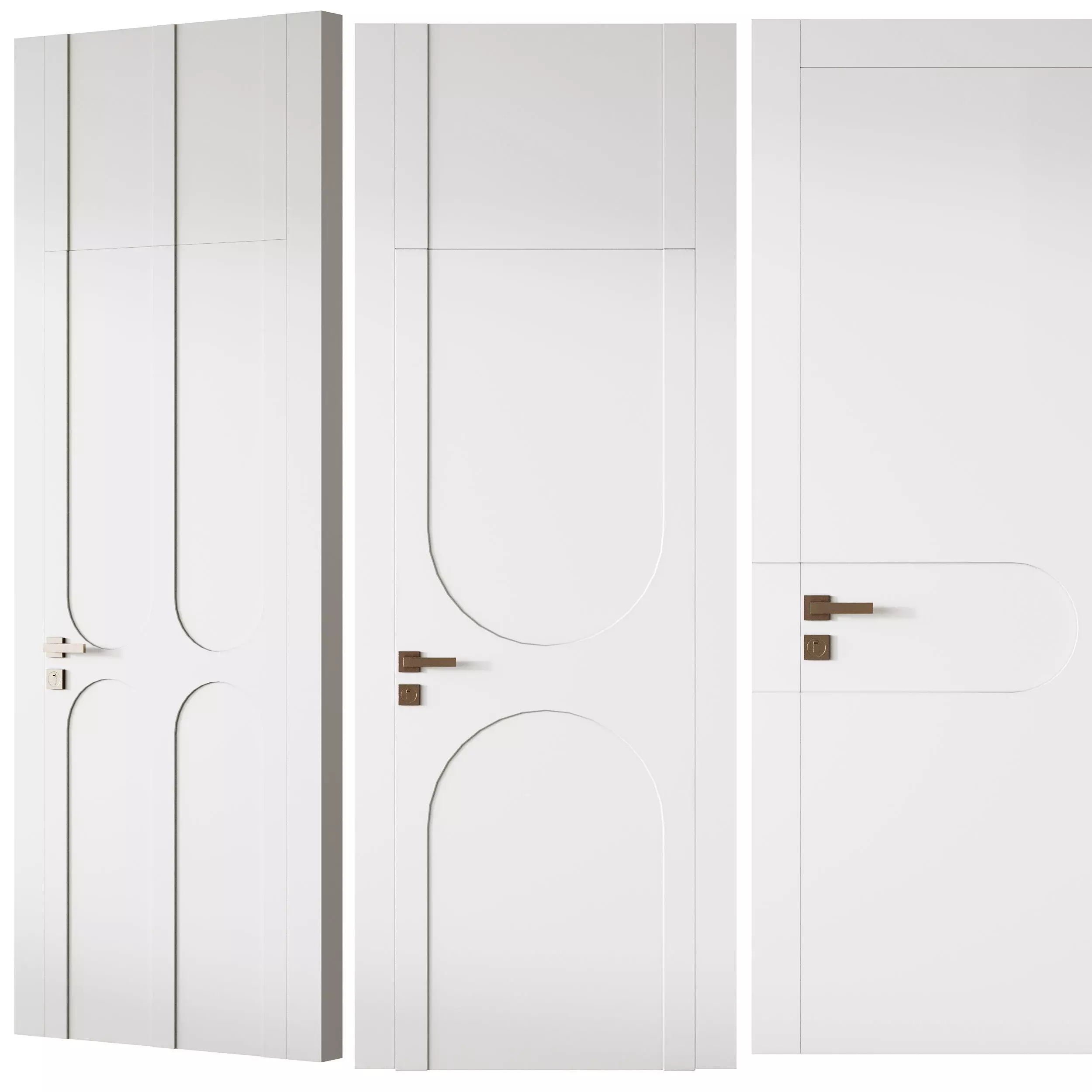 Interior Door 27 2 3D model_0