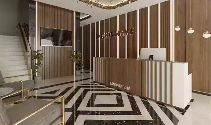 office building reception