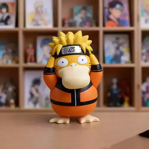 Pokemon Psyduck - Naruto statue - 3D print