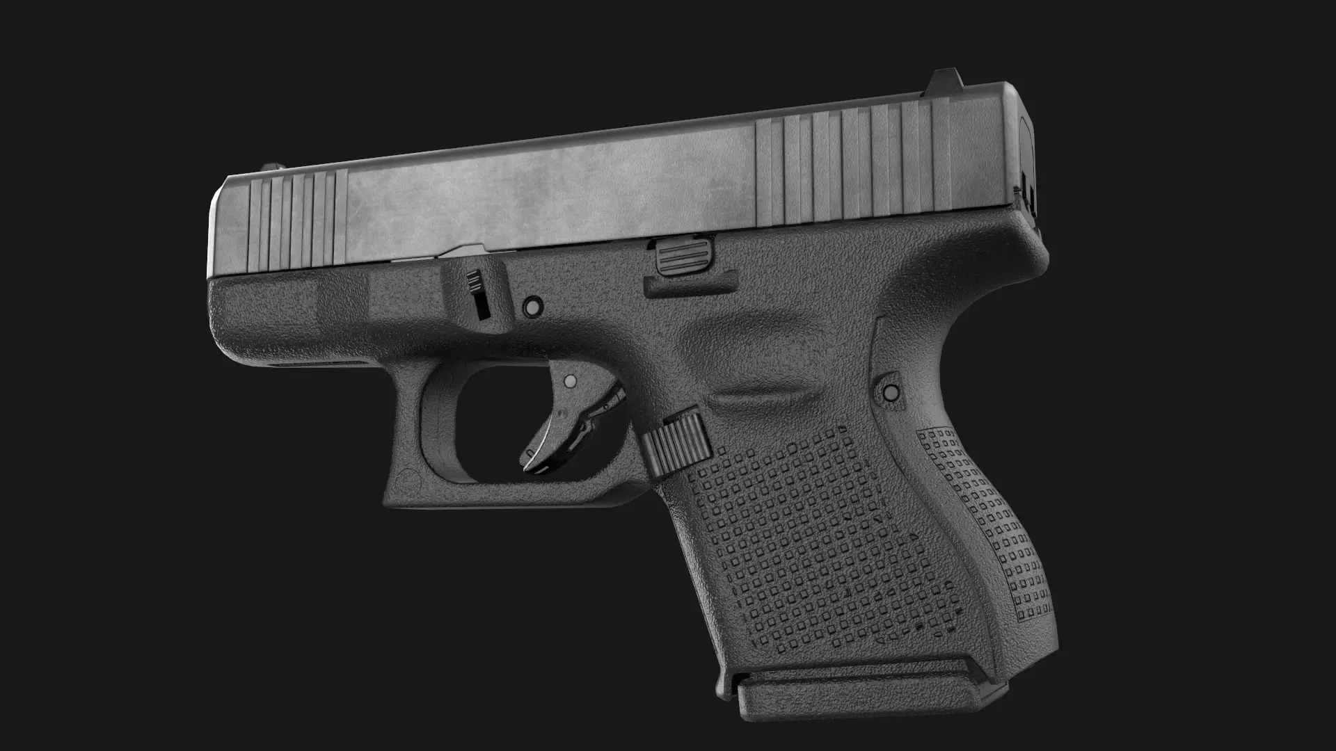 Glock 17 plus 26 - 27 Gen 5 Bundle Game Ready 3D Model Collection_28