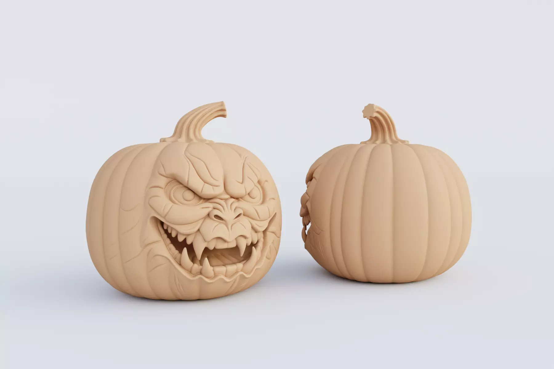 3D Printable Halloween Figurine Set STL Format 3D print model_12