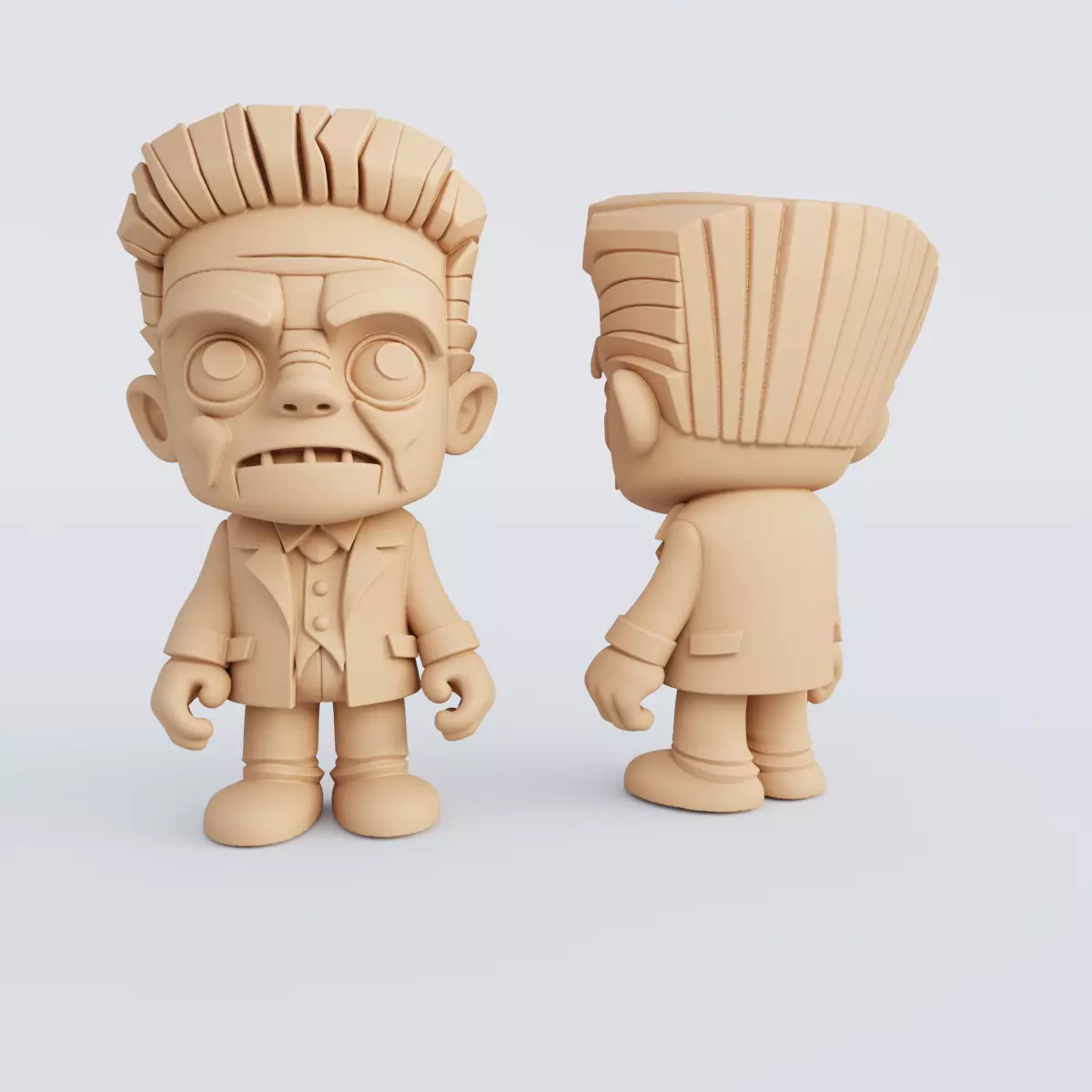 3D Printable Halloween Figurine Set STL Format 3D print model_16