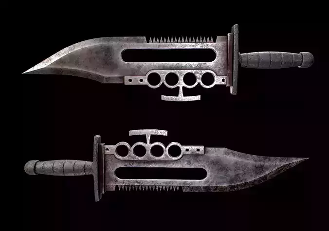 Knuckle Assault Knife
