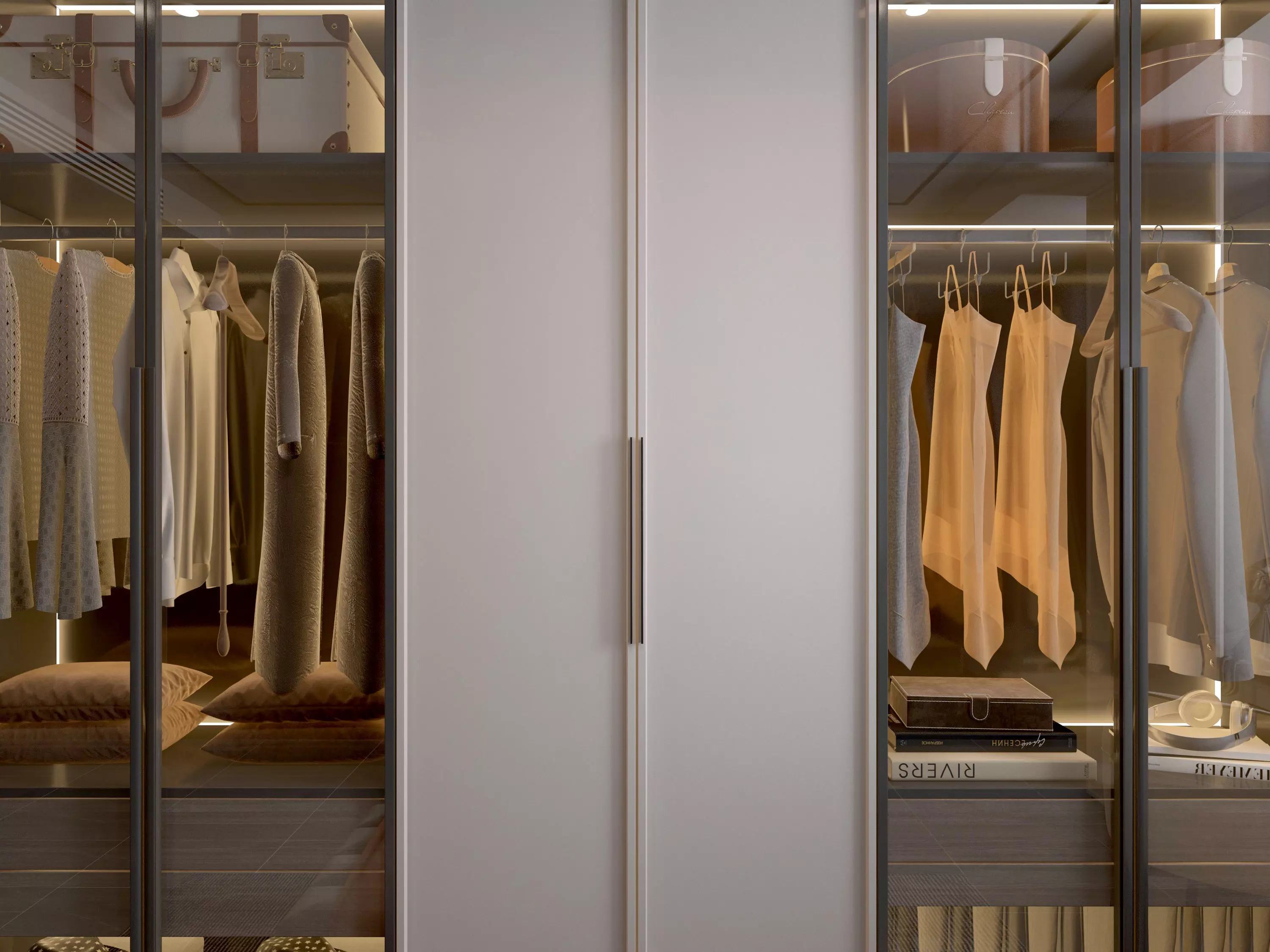 Italian style cloakroom 03 3D model_3