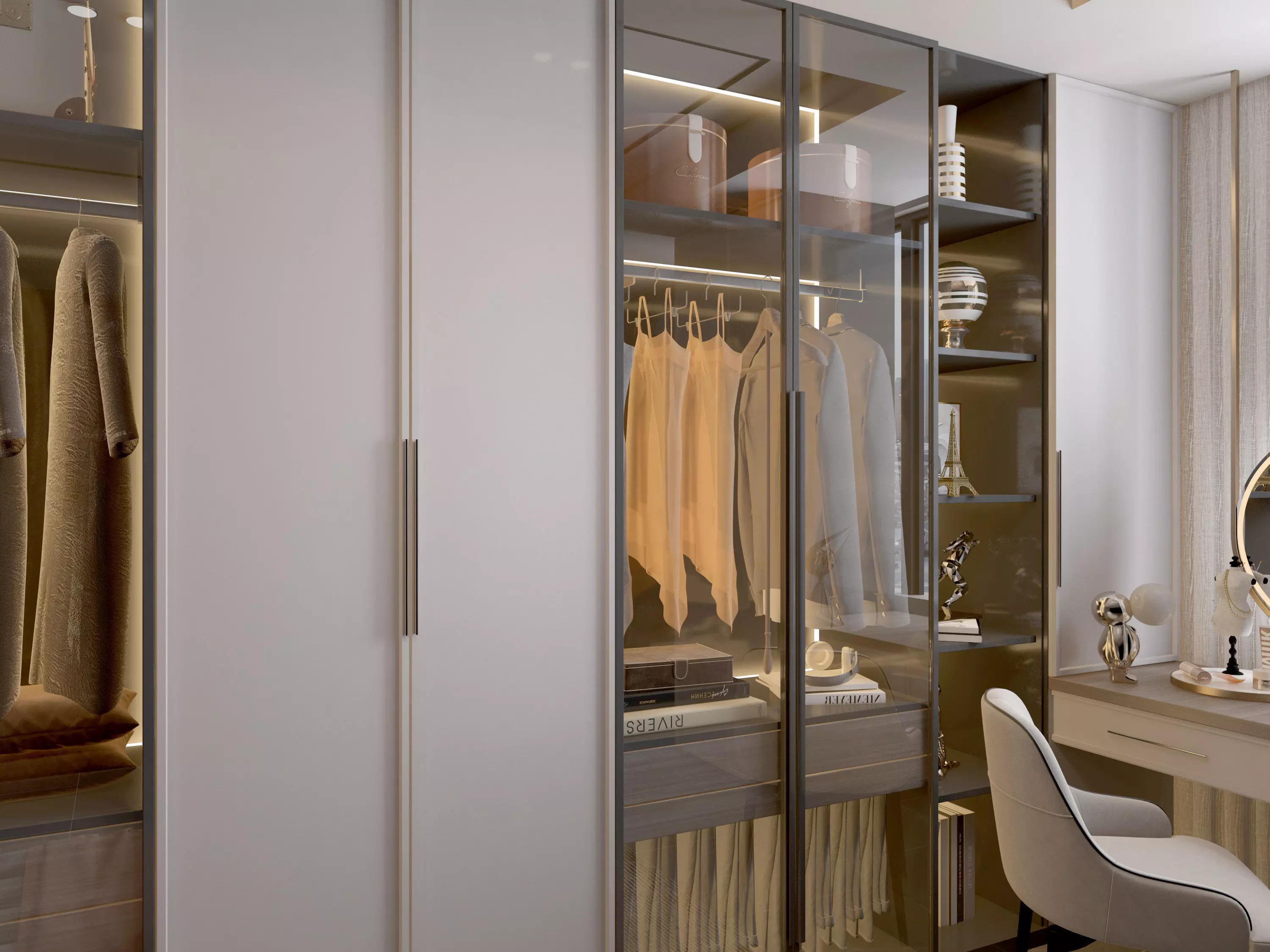 Italian style cloakroom 03 3D model_2