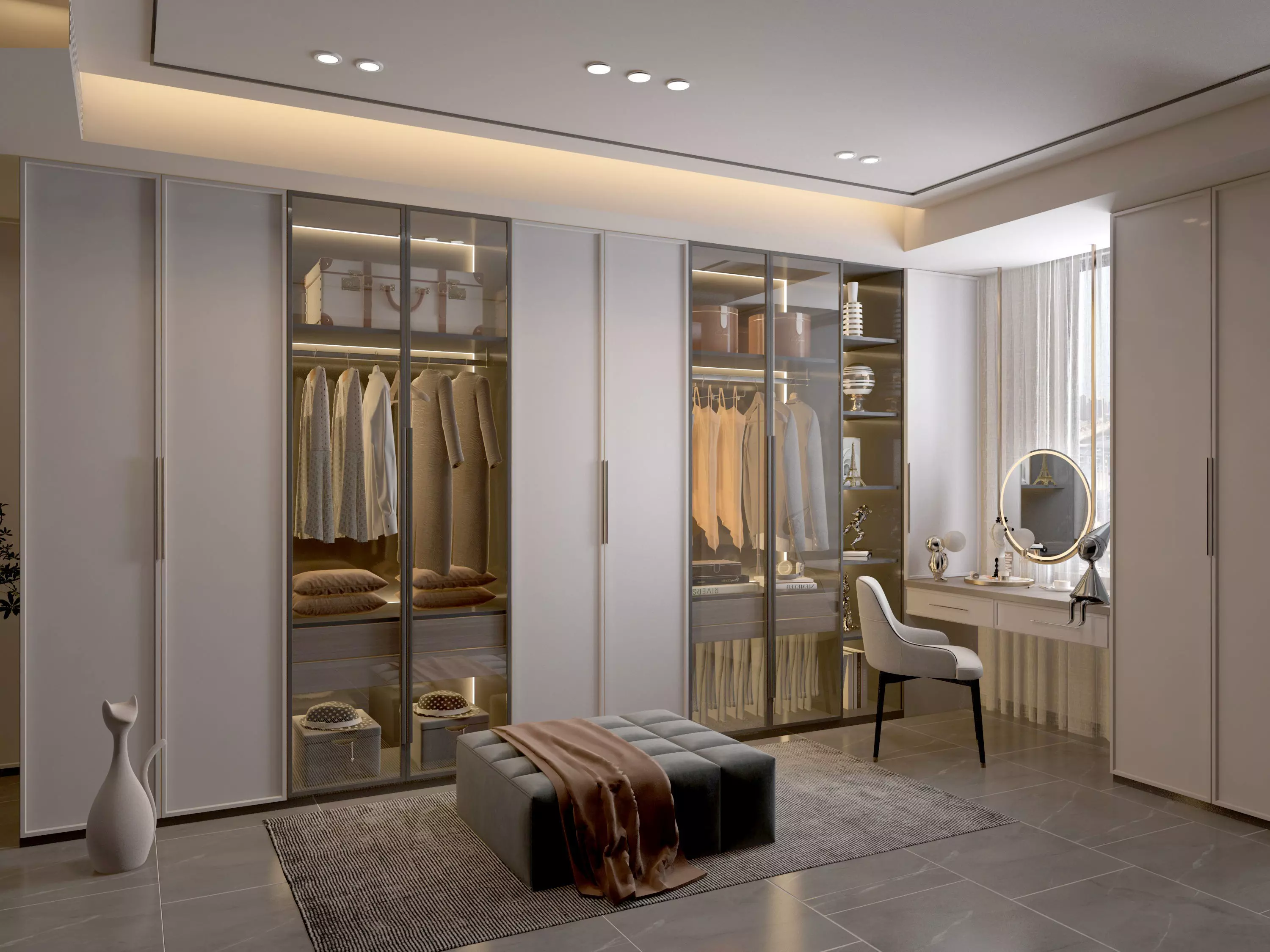 Italian style cloakroom 03 3D model_0