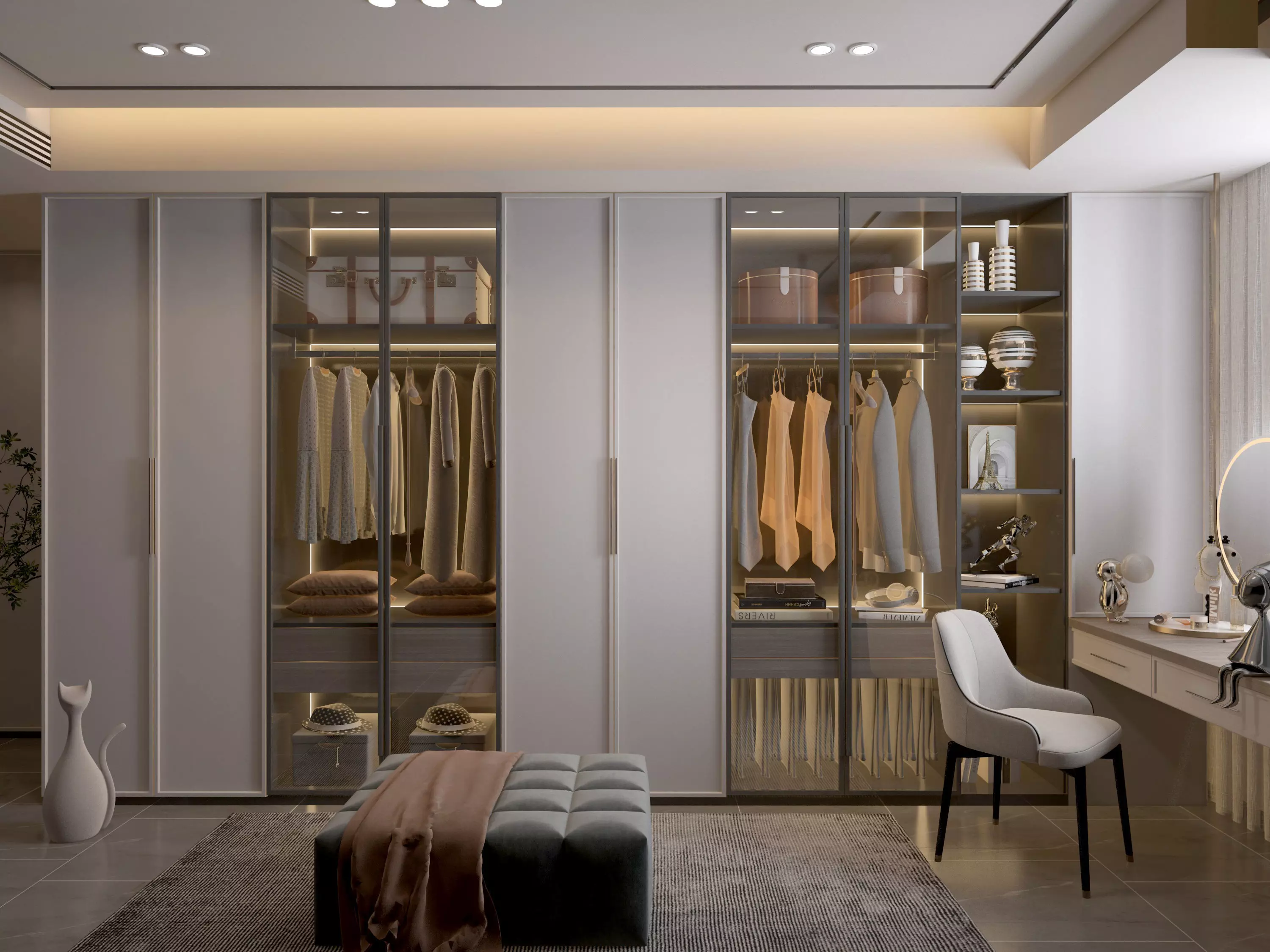 Italian style cloakroom 03 3D model_1