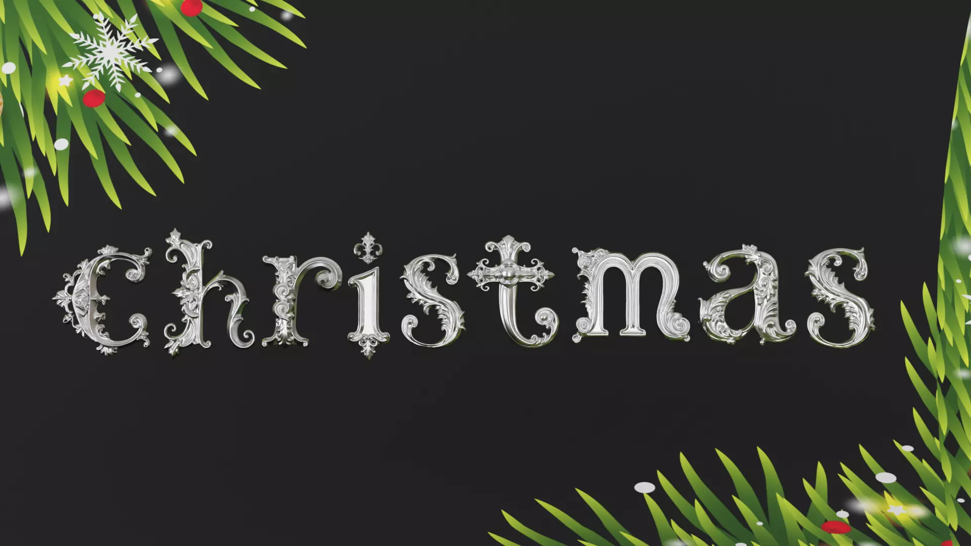 a-z One Sided BaroqueStyleLowerCaseLetters03 3D model_4