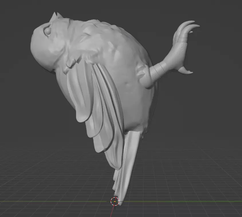 Bird animal 3D print stl 3D print model_1