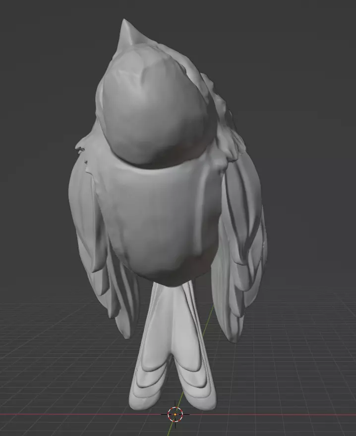 Bird animal 3D print stl 3D print model_2