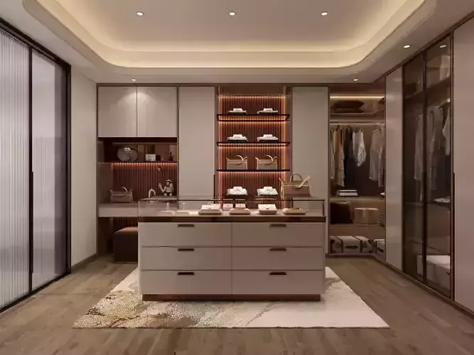 Cloakroom Dressing room 04