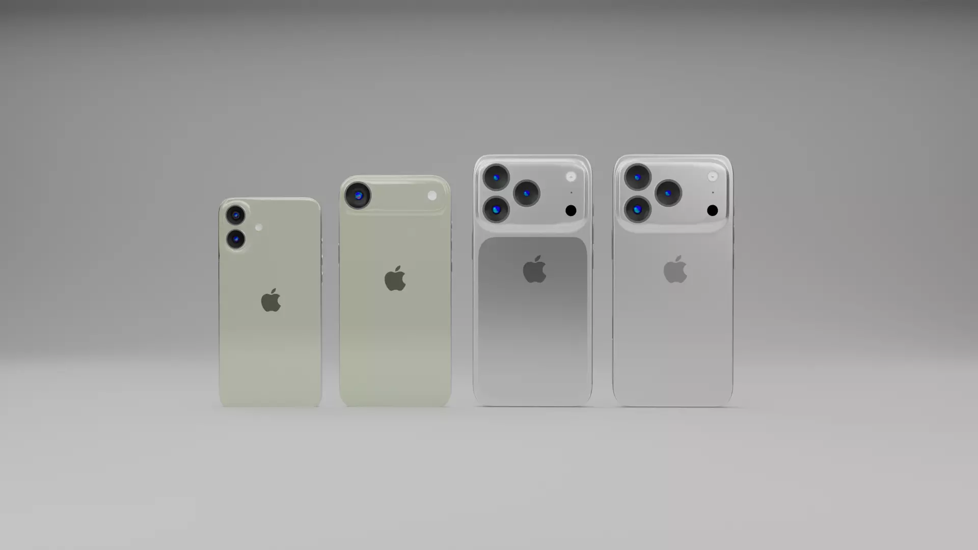iPhone 17 series 3D model collection  high quality  models  3D model_7