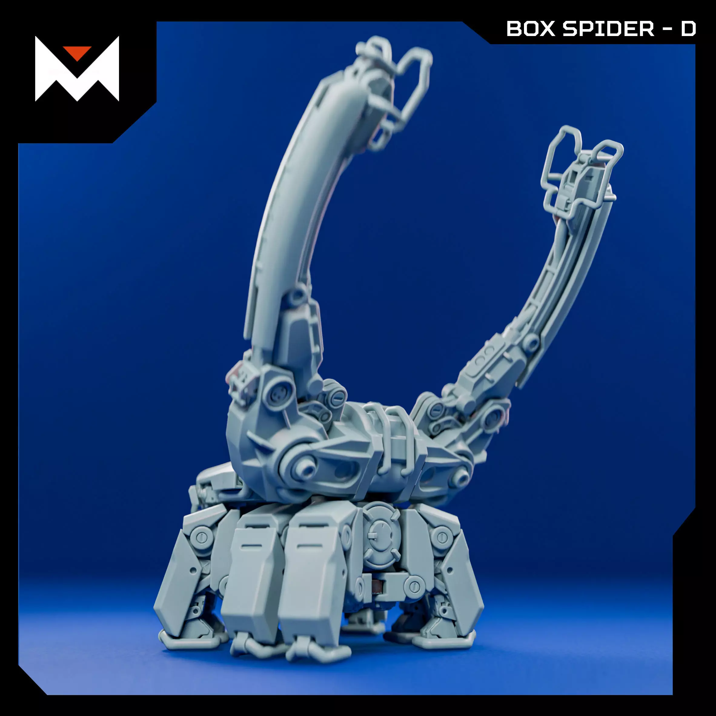 Box spider -D 3D print model_0