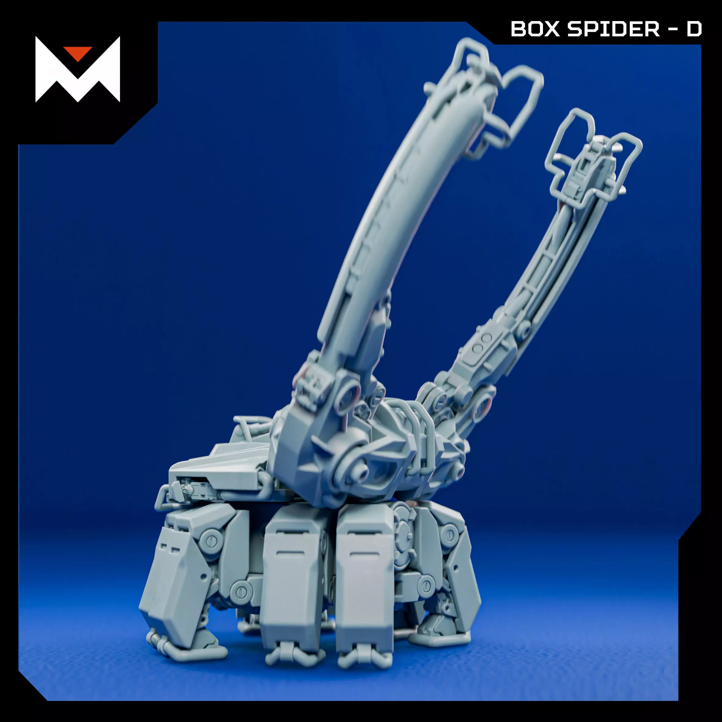 Box spider -D 3D print model_1
