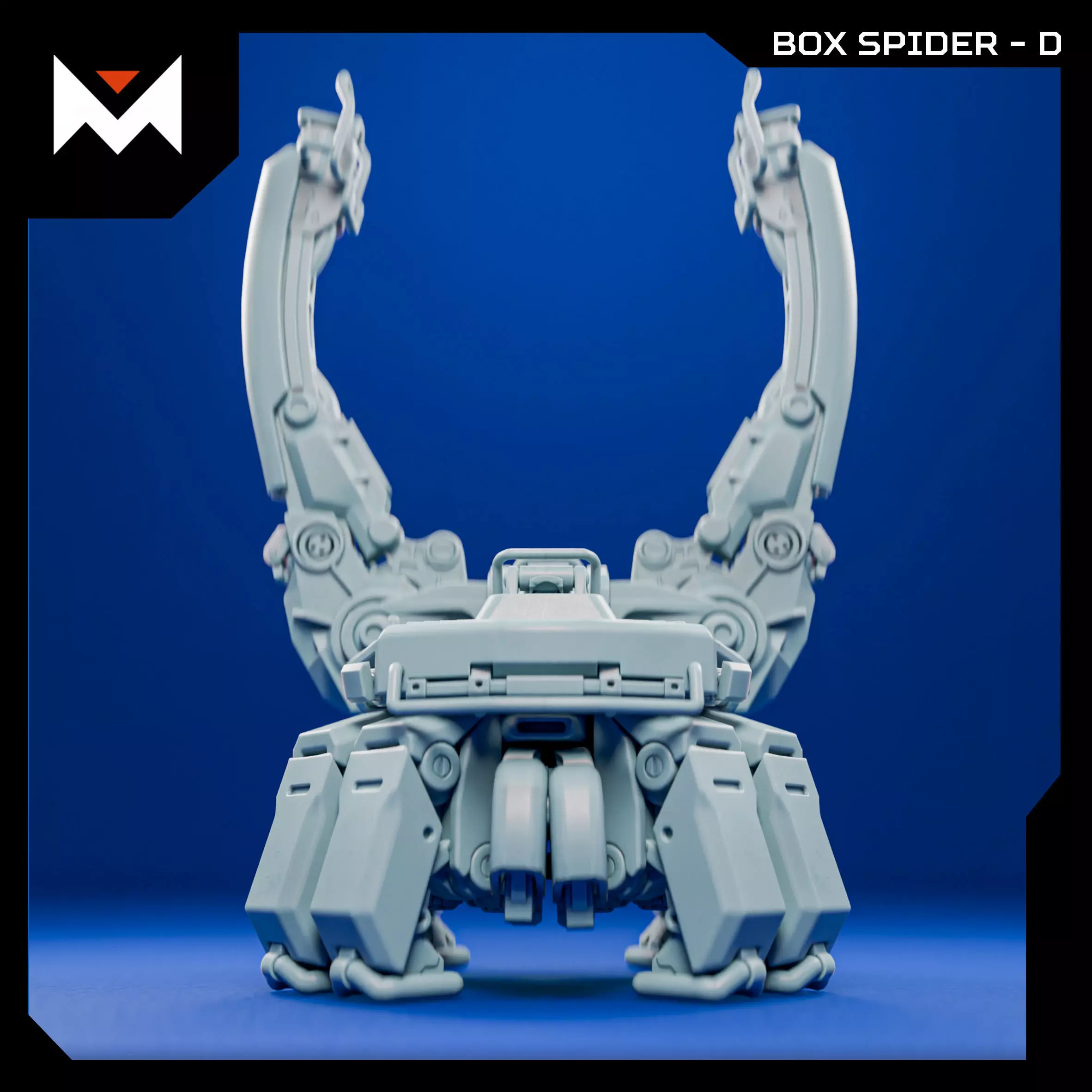 Box spider -D 3D print model_2