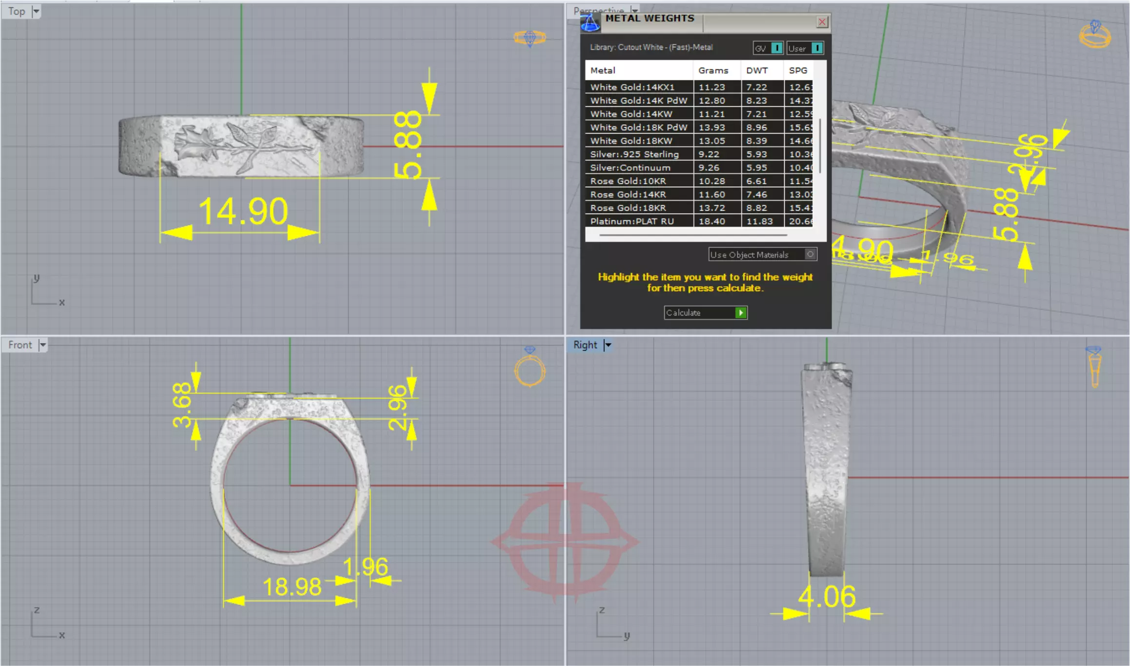 ROSE FLOWER RING 3D print model_5