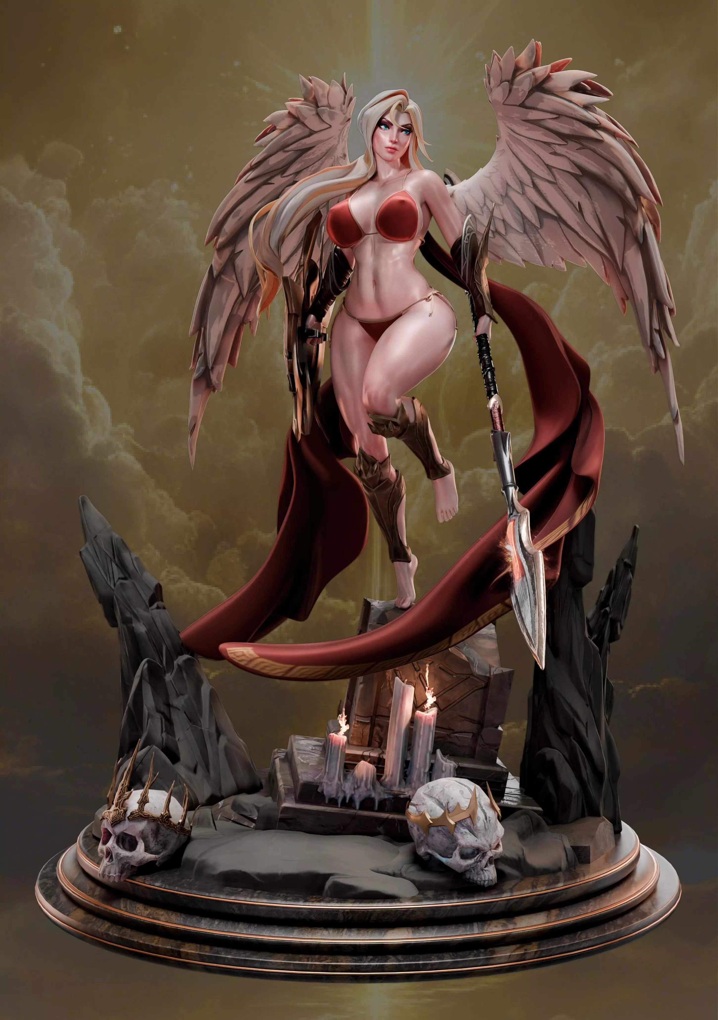 Freyja Odinsdottir Valkyrie 3D print model_0