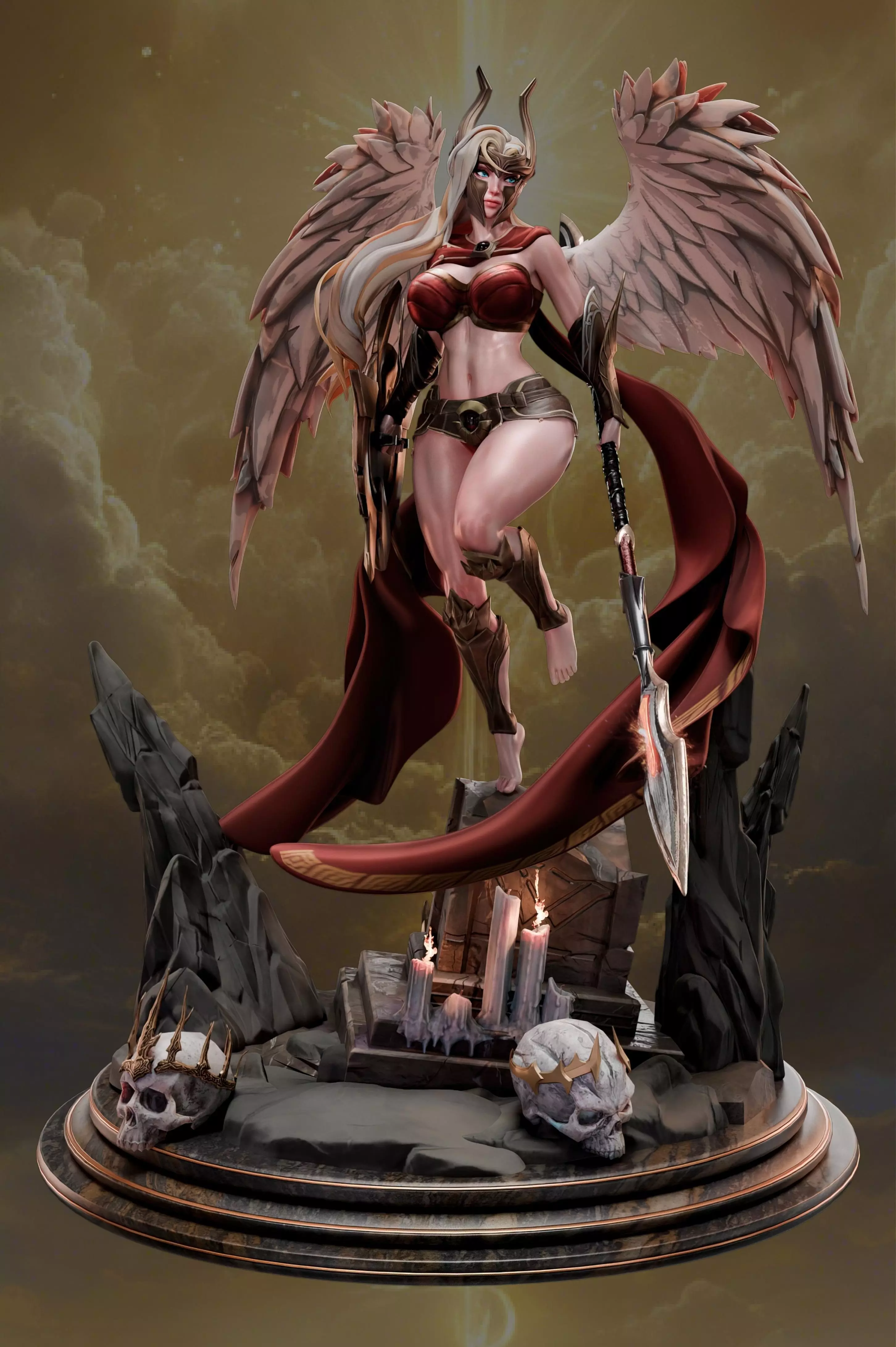 Freyja Odinsdottir Valkyrie 3D print model_1