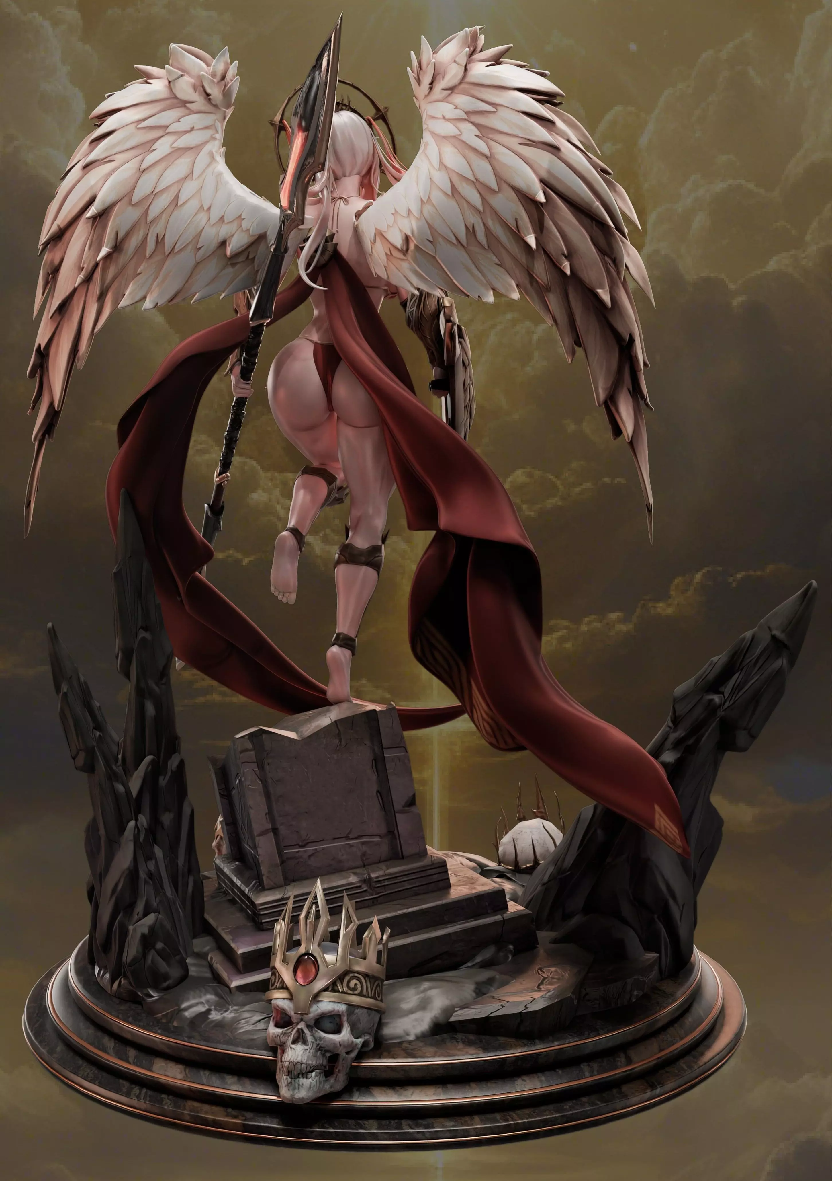 Freyja Odinsdottir Valkyrie 3D print model_2