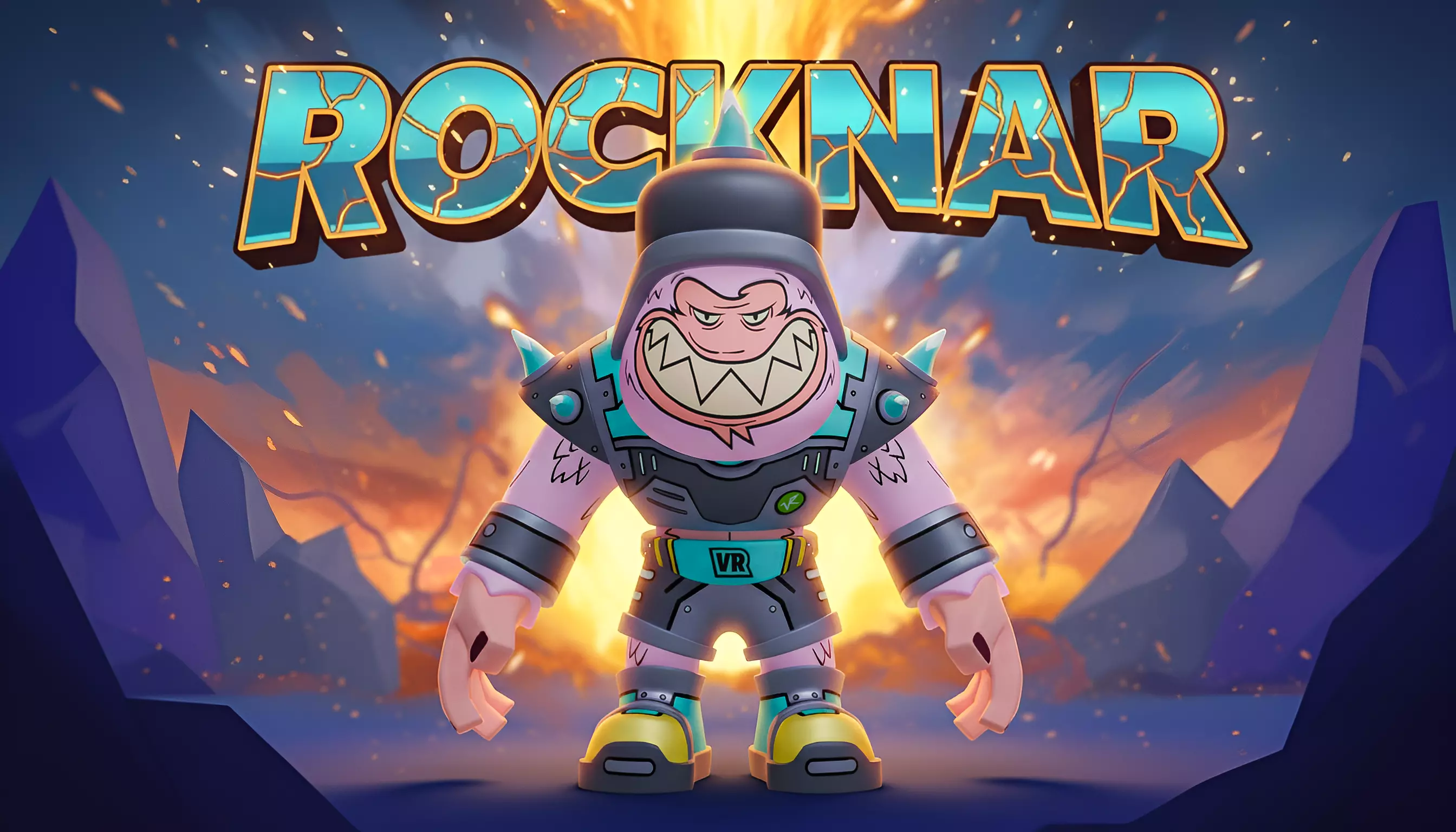 Monkey Warrior Rocknar Low-poly 3D model_0