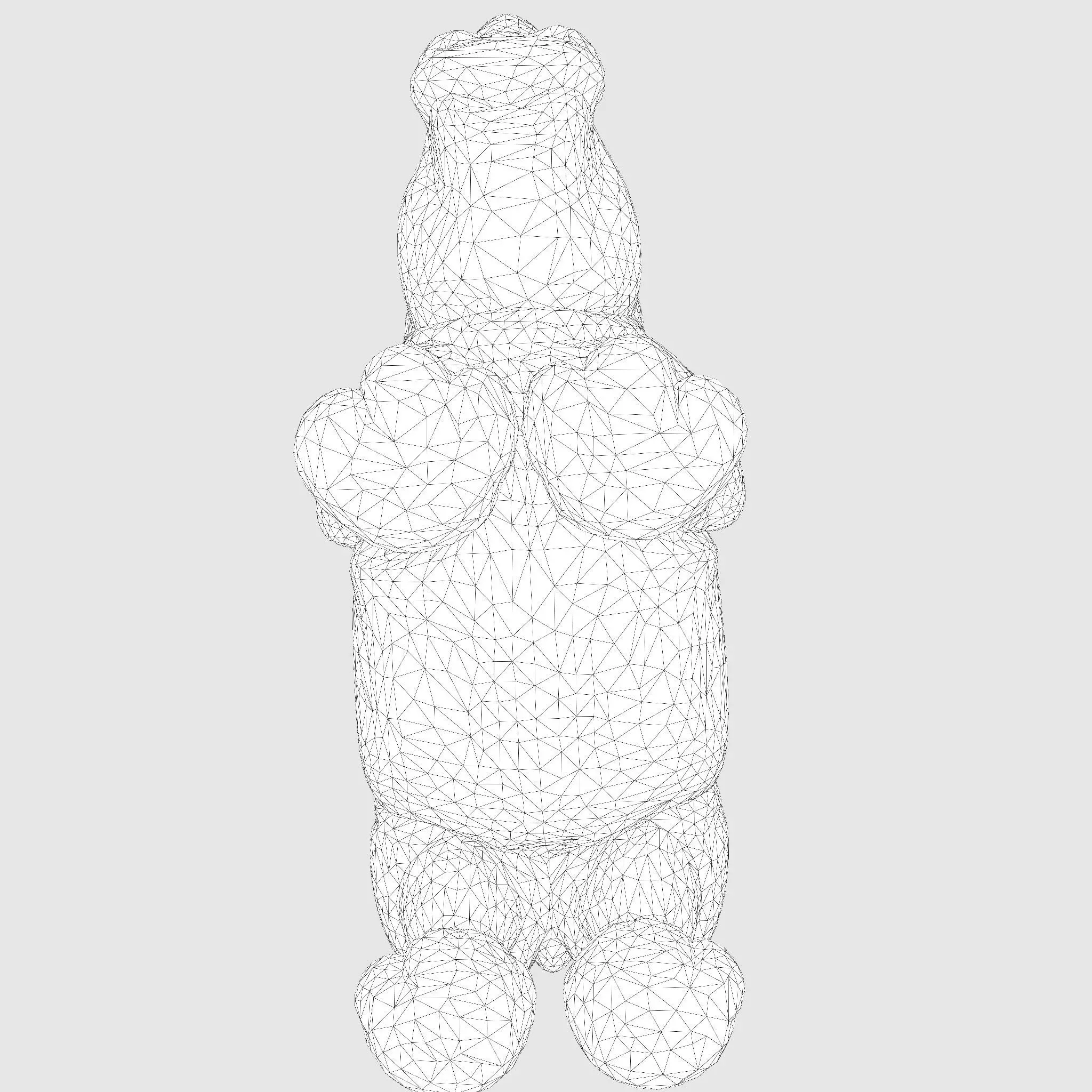 Rhino Model RigReady for Animation3D Printing Game Design Low-poly 3D model_24