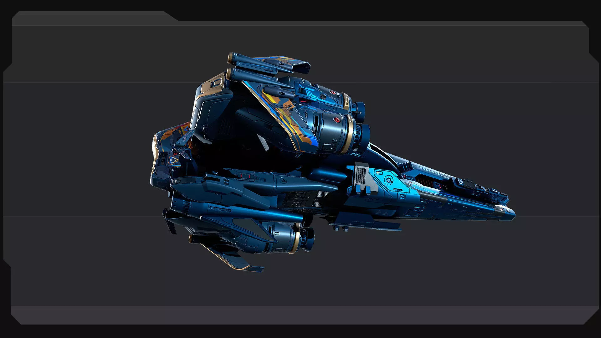 BB5 - GUARDIAN Cruiser Low-poly 3D model_6