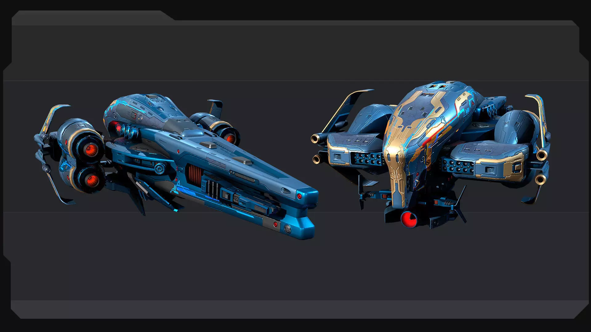 BB5 - GUARDIAN Cruiser Low-poly 3D model_4