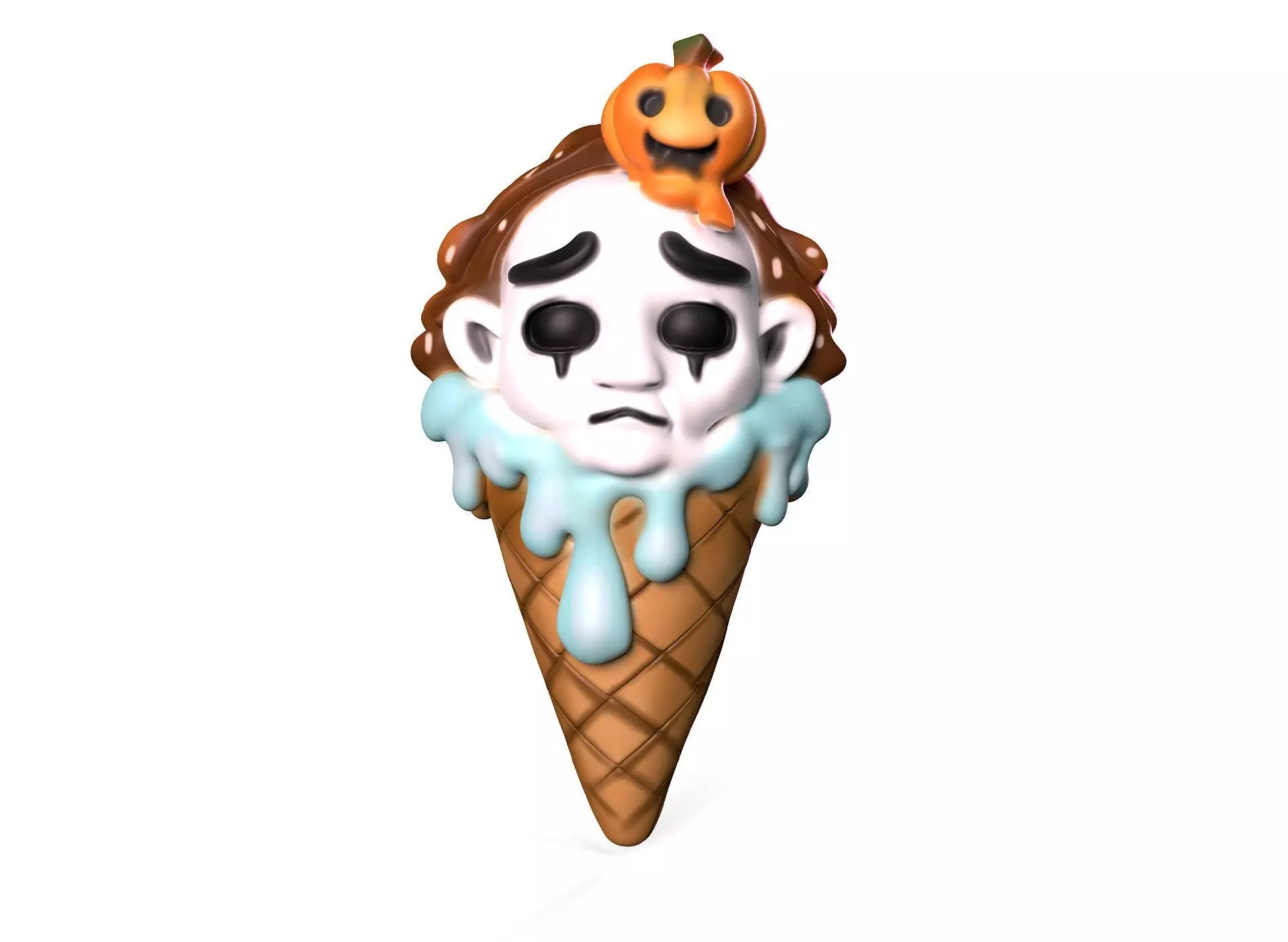 Ice cream Michael Myers 3D print model_0