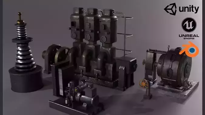 Industrial Generators Carbon and Electric Pack