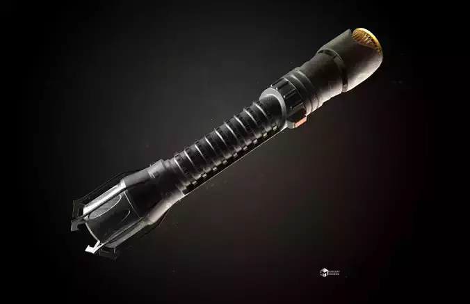 Fallen Jedi hilt non functional 3D print model